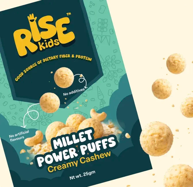 Millet Power Puffs – Creamy Cashew